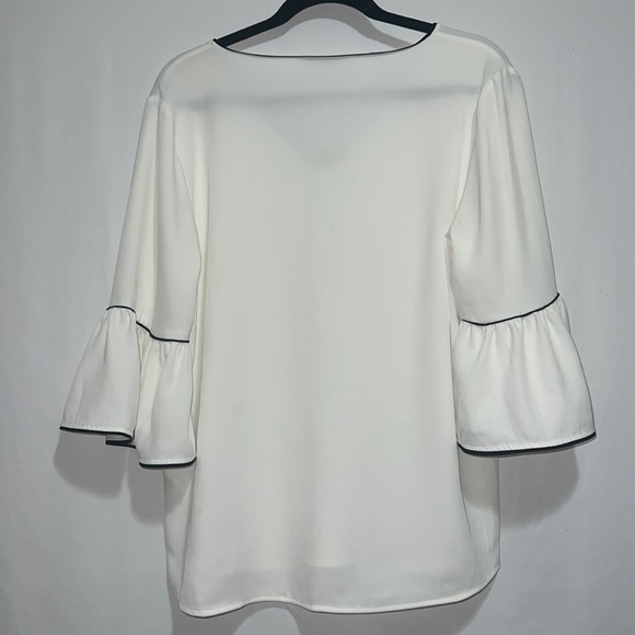 Calvin Klein Tunic Blouse White. Size Medium. - Picture 4 of 10